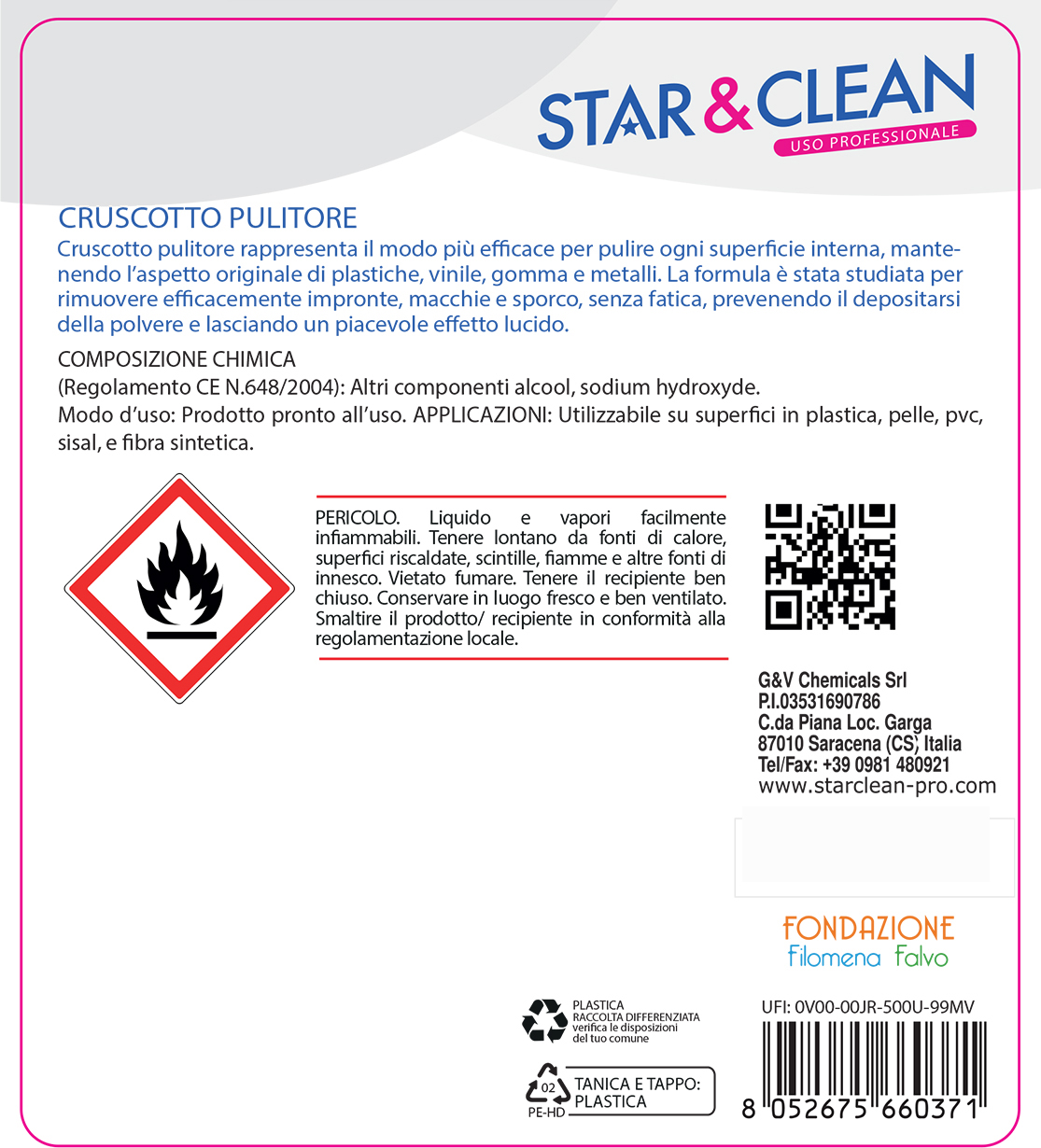 STAR CLEAN 733 - CRUSCOTTO PULITORE